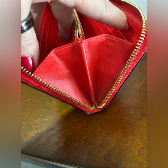 Louboutin Red Studded Wallet - Picture 10 of 17